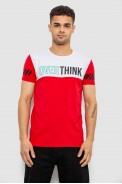 Футболка мужская с принтом, цвет красный, 244R1112 - фото № 0