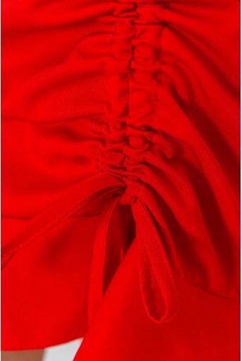 Купити Сукня, колір червоний, 176R1038 - Фото №5
