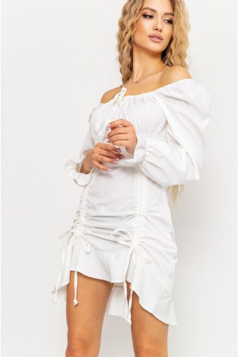 Купити Сукня, колір молочний, 176R1038 - Фото №3