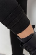 Лосіни безшовні на флісі, колір чорний, 139RW822 - фото № 2