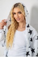 Вітровка жіноча з капюшоном  -уцінка, колір білий, 238R102-U - фото № 4