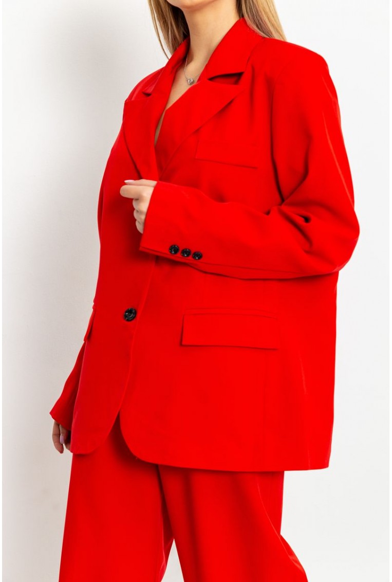 Купить Костюм  женский нарядный, цвет красный, 176R1040 - Фото №2