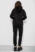 Спортивний костюм жіночий на флісі  -уцінка, колір чорний, 257R85-U - фото № 3