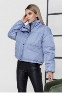 Куртка женская демисезонная, цвет голубой, 207R003