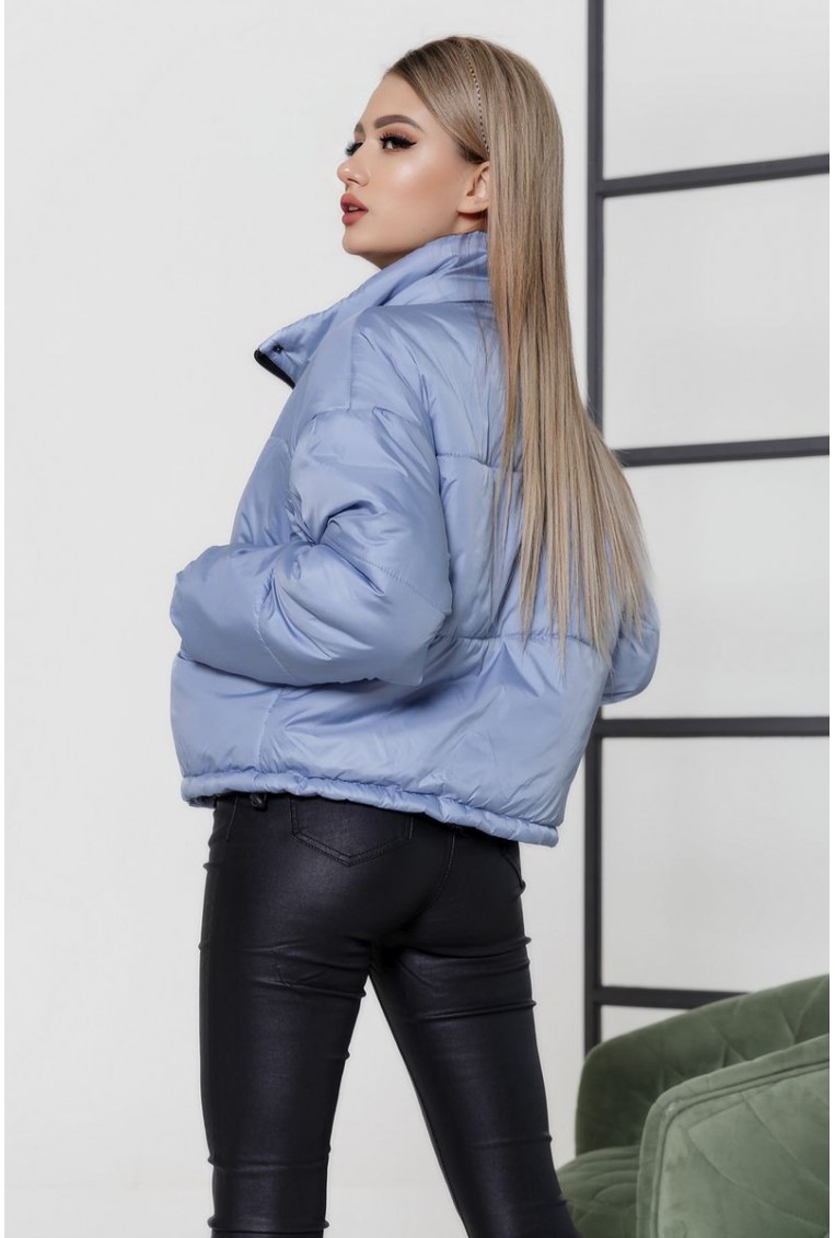 Купить Куртка женская демисезонная, цвет голубой, 207R003 - Фото №4