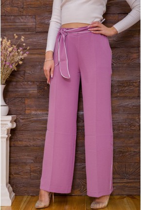 Женские штаны свободного кроя жатка лиловый цвет 182R313