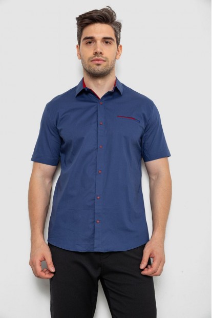 Сорочка чоловіча  -уцінка, колір синій, 214R7112-U-2