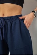Спортивні штани жіночі, колір синій, 238R347 - фото № 4