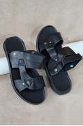 Сандалії чоловічі, колір чорний, 214R77 оптом - фото № 0