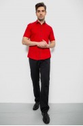 Мужская рубашка с принтом, цвет красный, 186R7128 - фото № 1