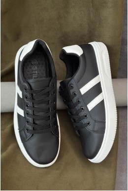 Кеди чоловічі  -уцінка, колір чорно-білий, 248RR171-4A-U-2