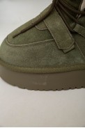 Угги женские на меху  -уценка, цвет зеленый, 243RL952-8A-U-3 - фото № 6