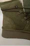 Угги женские на меху  -уценка, цвет зеленый, 243RL952-8A-U-9 - фото № 7