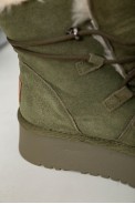 Угги женские на меху  -уценка, цвет зеленый, 243RL952-8A-U-12 - фото № 7