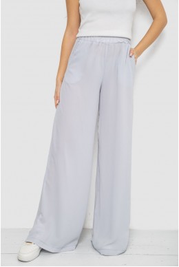 Штани жіночі вільного крою, колір світло-сірий, 119R350-1