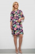 Платье женское с принтом, цвет синий, 230R104-1 - фото № 1