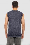 Майка мужская с принтом, цвет синий, 244R1230 - фото № 3