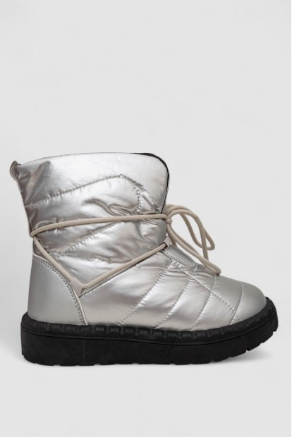 Дутики ж., цвет серебристо-черный, 248RFM100