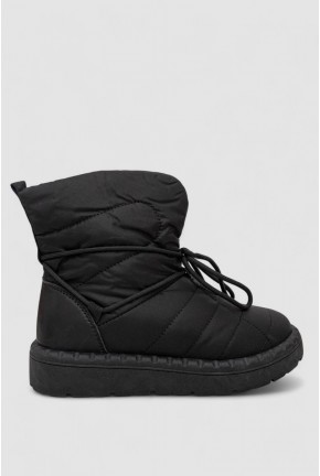 Дутики жіночі зимові на хутрі, колір чорний, 248RFM100