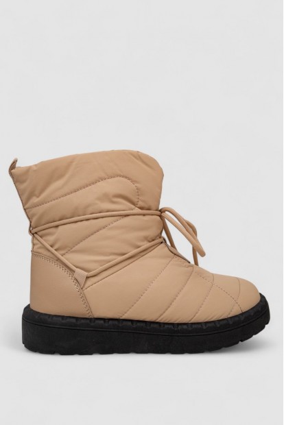 Дутики ж., цвет бежево-черный, 248RFM100