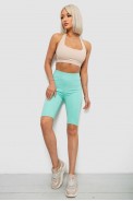 Треки жіночі однотонні, колір м'ятний, 214R340 оптом - фото № 1