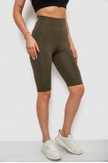 Треки жіночі однотонні, колір хакі, 214R340 оптом - фото № 2