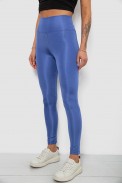 Лосини жіночі однотонні, колір джинс, 214R155-1 - фото № 2