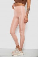 Лосини жіночі однотонні, колір пудровий, 214R155-1 - фото № 2