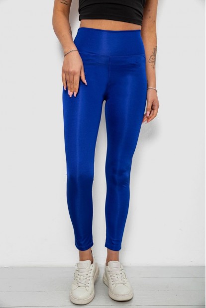 Лосини жіночі однотонні, колір електрик, 214R155-1