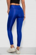 Лосини жіночі однотонні, колір електрик, 214R155-1 - фото № 3