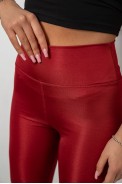 Лосини жіночі однотонні, колір бордовий, 214R155-1 - фото № 4