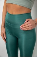 Лосини жіночі однотонні, колір зелений, 214R155-1 - фото № 4