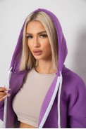 Спортивний костюм жіночий на флісі, колір бузковий, 238R5715-5 - фото № 4
