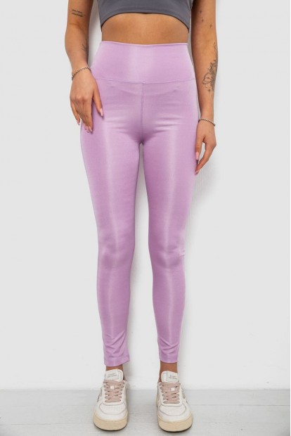 Лосины женские однотонные, цвет сиреневый, 214R155-1