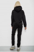 Спортивный костюм женский на флисе, цвет черный, 257R88 - фото № 3