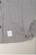 Блуза класична в смужку  -уцінка, колір чорно-білий, 230R067-U-1 - фото № 5