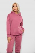 Спортивный костюм женский на флисе, цвет пудровый, 257R88 - фото № 1
