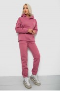 Спортивный костюм женский на флисе, цвет пудровый, 257R88 - фото № 2