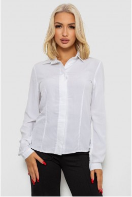 Блуза класична  -уцінка, колір білий, 230R08-2-U-1