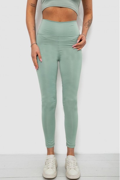 Лосины женские однотонные, цвет оливковый, 214R155