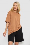 Костюм женский повседневный  -уценка, цвет темно-бежевый, 241R5004-1-U-3 - фото № 2