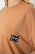 Костюм женский повседневный  -уценка, цвет темно-бежевый, 241R5004-1-U-3 - фото № 4