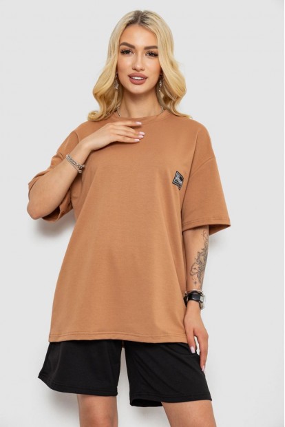 Костюм жіночий повсякденний  -уцінка, колір темно-бежевий, 241R5004-1-U-3