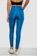 Лосини жіночі однотонні, колір бірюзовий, 214R155 - фото № 3