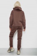 Спортивный костюм женский на флисе, цвет коричневый, 257R88 - фото № 3