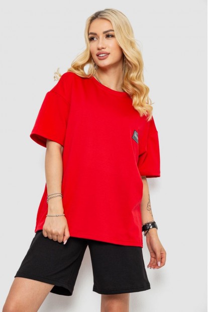 Костюм женский повседневный  -уценка, цвет красный, 241R5004-1-U-5