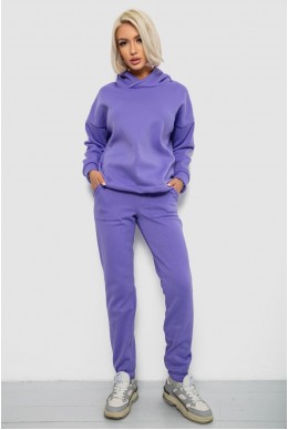 Спортивный костюм женский на флисе, цвет сиреневый, 257R88