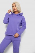 Спортивный костюм женский на флисе, цвет сиреневый, 257R88 - фото № 1