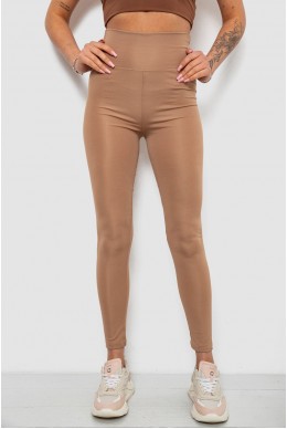 Лосини жіночі однотонні, колір мокко, 214R155