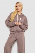 Спортивный костюм женский  -уценка, цвет мокко, 241R2001-10-U - фото № 1